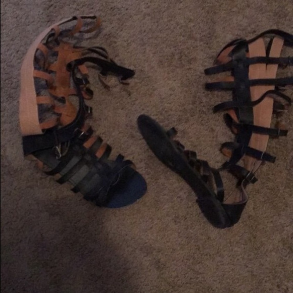 Charlotte Russe knee high sandals